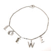 Collar de cadena con logo Icon de Loewe Plateado