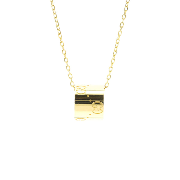 Gucci Icon, collier en or jaune (18K), sans pierre, femme