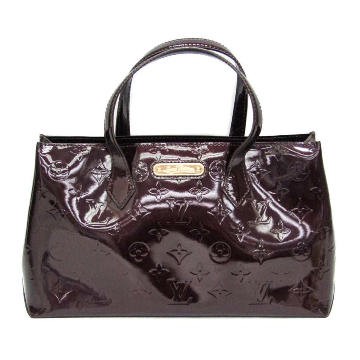 Sac à main pour femme Louis Vuitton Monogram Vernis Wilshire PM M93641 Amarante