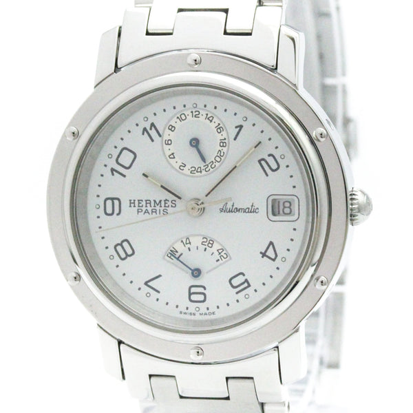 HERMES Clipper Power Reserve Steel Automatic Watch CL5.710 Polished 1