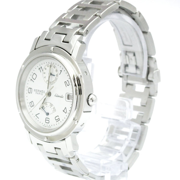 HERMES Clipper Power Reserve Steel Automatic Watch CL5.710 Polished 2