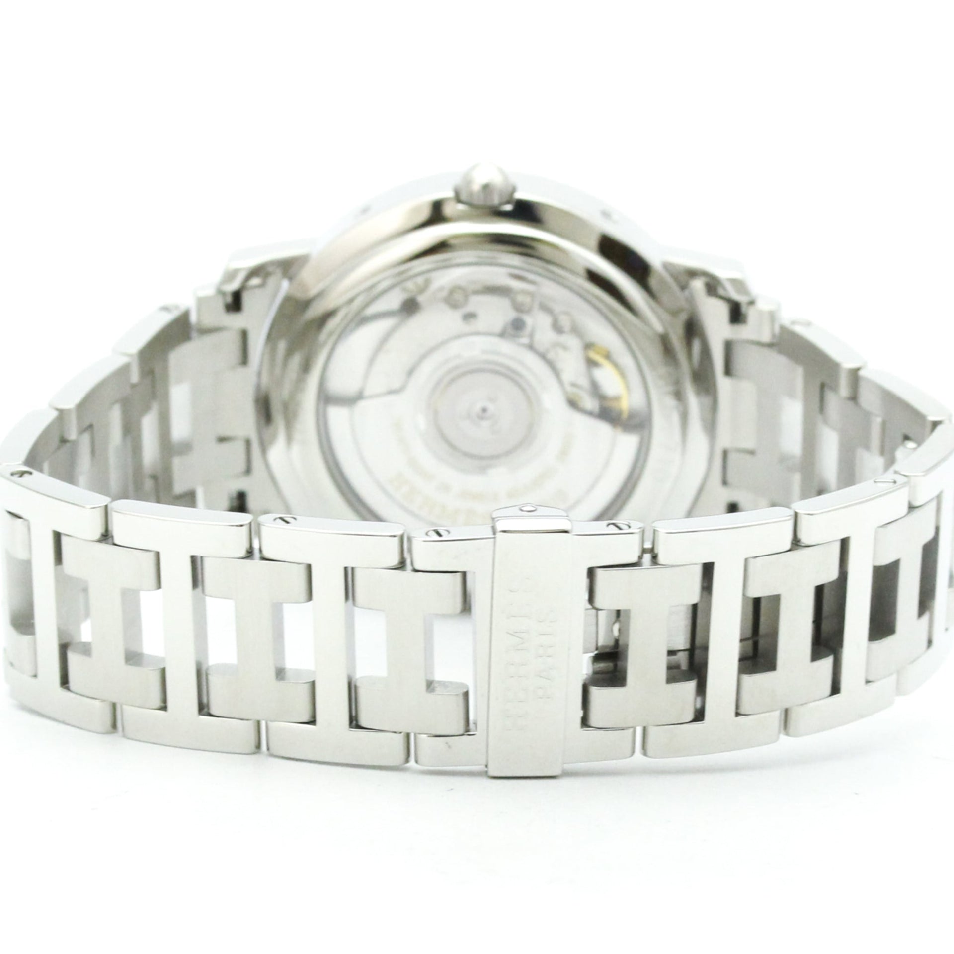 HERMES Clipper Power Reserve Steel Automatic Watch CL5.710 Polished 5