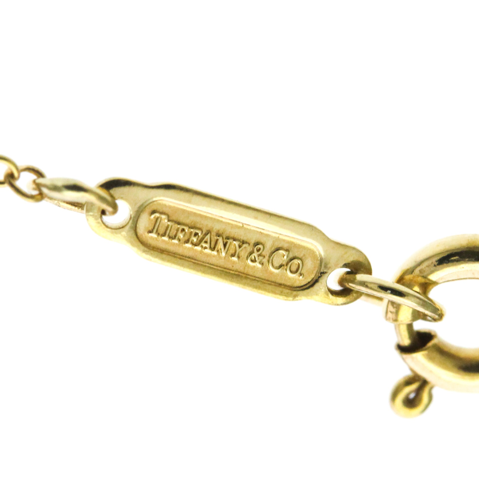 Tiffany Dots Circle Diamond Necklace Yellow Gold (18K) 10
