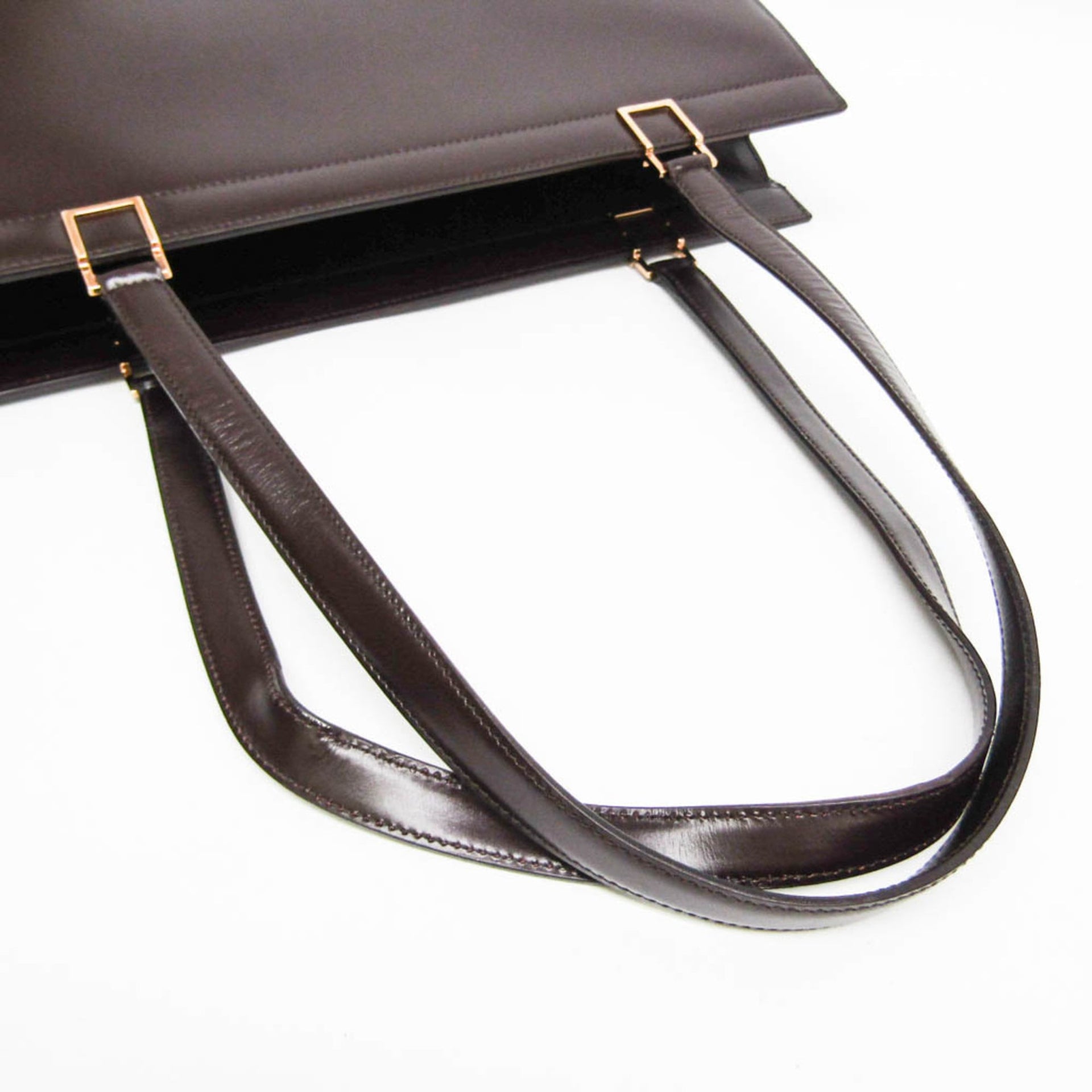 Celine Vintage Front Pocket Tote Women's Leather Shoulder Bag 15