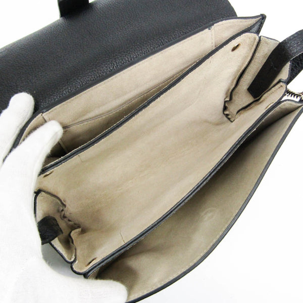Chloé Faye Women's Leather Shoulder Bag Black 4