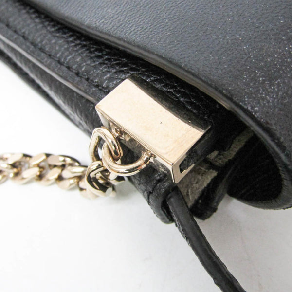 Chloé Faye Women's Leather Shoulder Bag Black 8