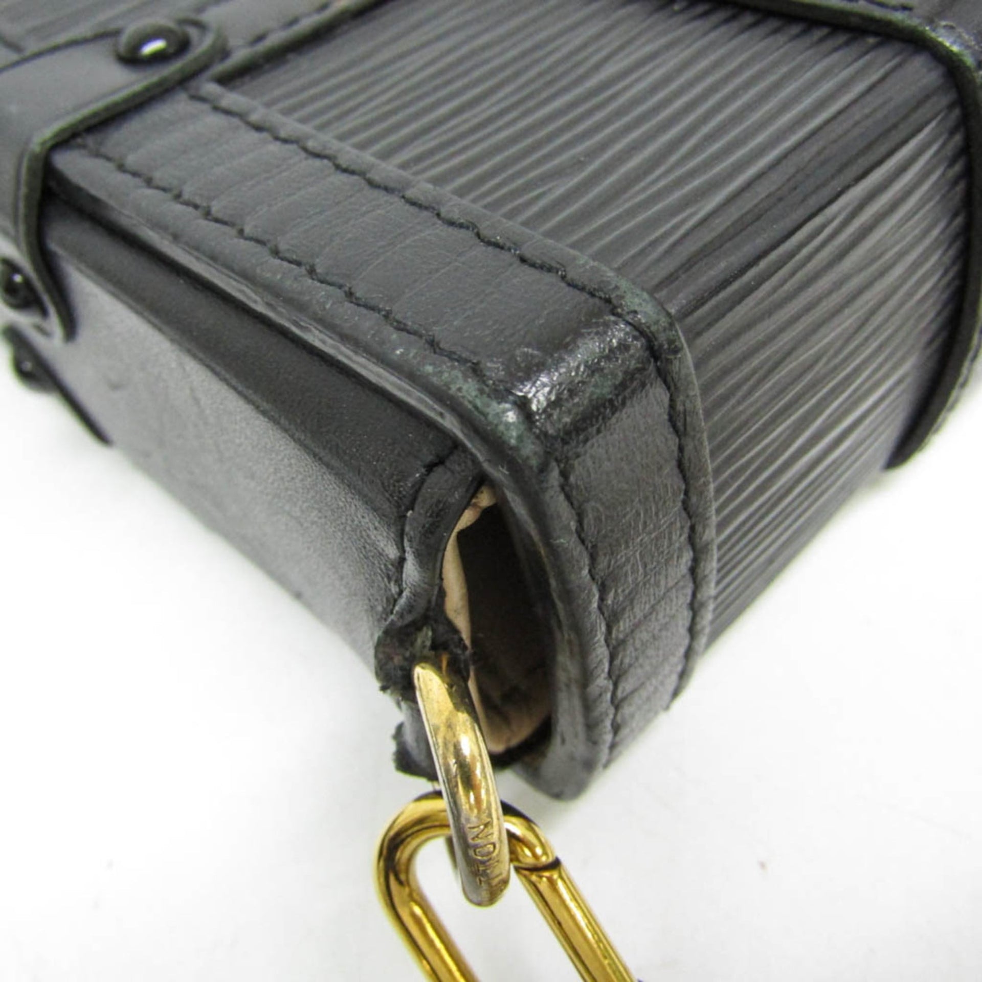 Louis Vuitton Epi Trunk Vertical M67871 Women's Shoulder Bag Black 6