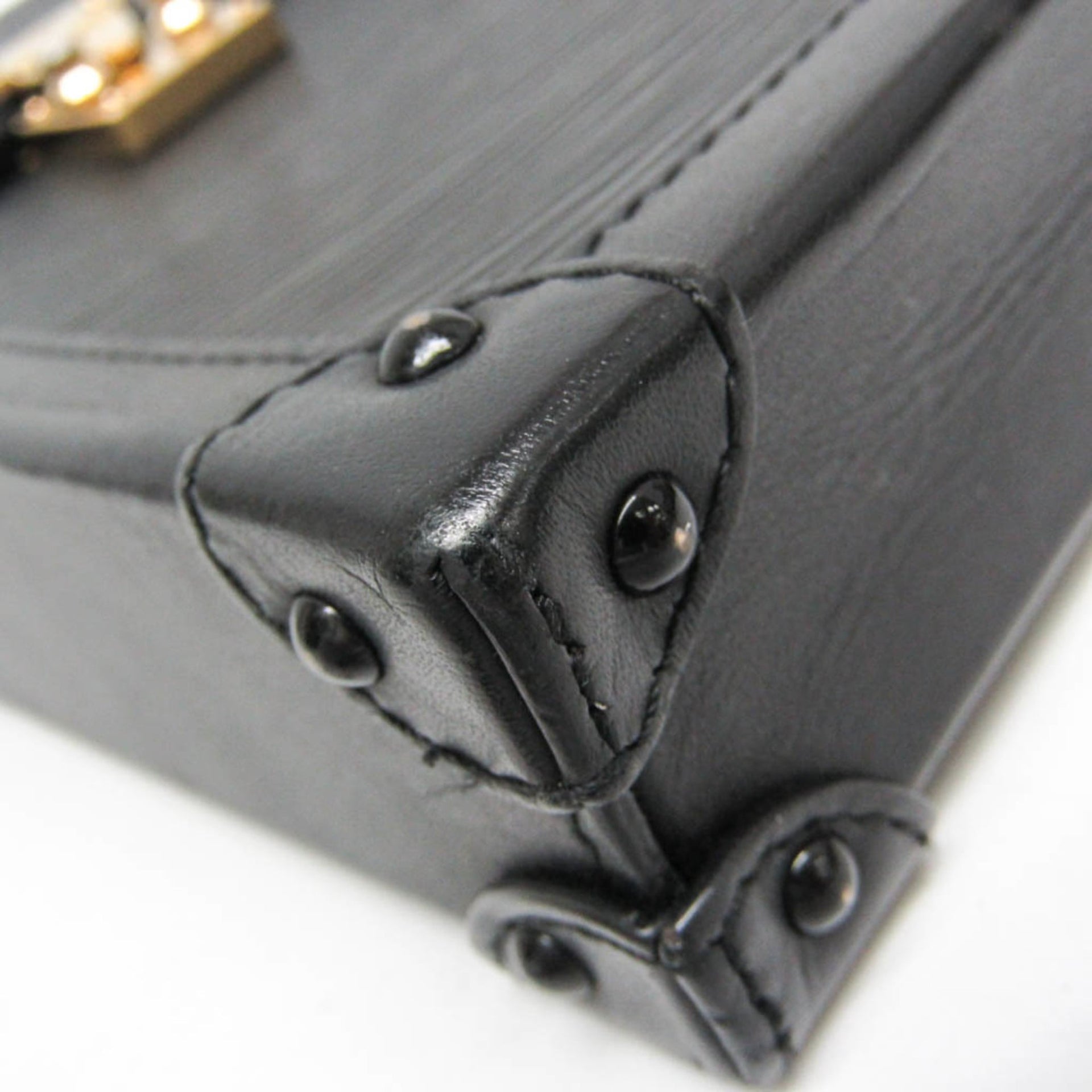 Louis Vuitton Epi Trunk Vertical M67871 Women's Shoulder Bag Black 8