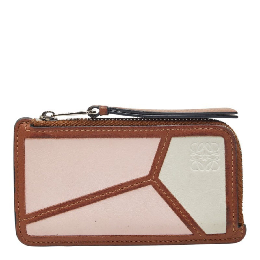 Loewe Anagram Puzzle-portemonnee/muntportemonnee/kaartenetui in bruin